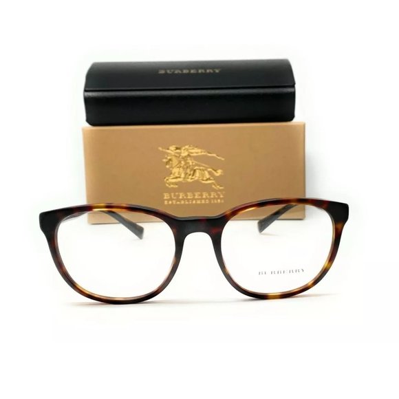 Burberry Men's Matte Dark Havana Eyeglasses! - Picture 2 of 3